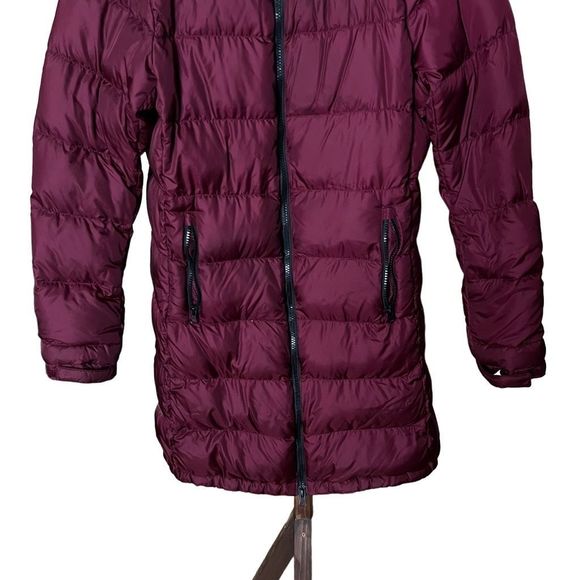 The North Face Womens 550 Long Down Coat Small - Picture 3 of 9